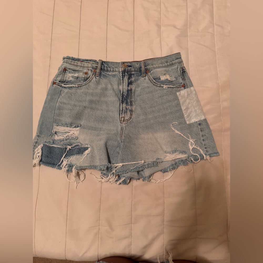 American Eagle High Rise Denim Shorts